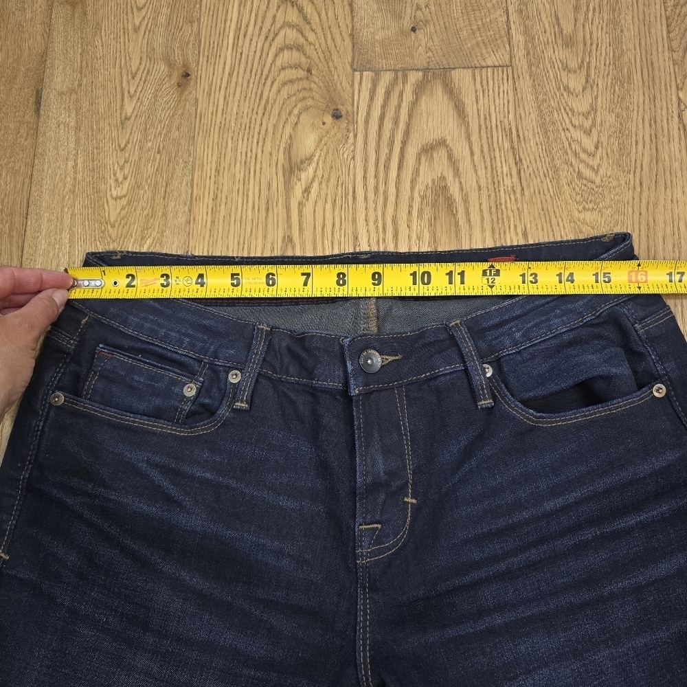 Cult Of Individuality Womens Dark Wash Zen Curvy Slim Mid Rise Skinny Jeans 31 - Picture 3 of 12